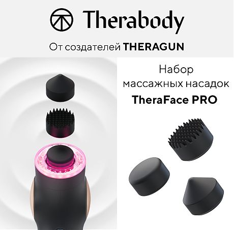 Набор массажных насадок TheraFace PRO (3 шт.)